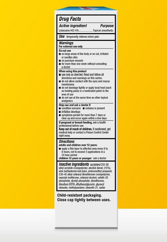 Aspercreme Lidocaine 4% Pain Relief Cream – 4.3 oz
