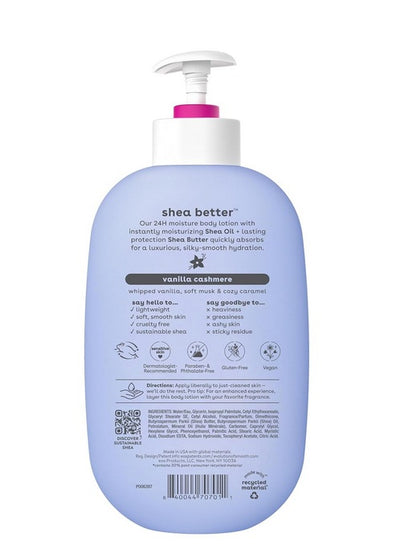 eos Vanilla Cashmere Body Lotion 16oz – 24hr Moisture