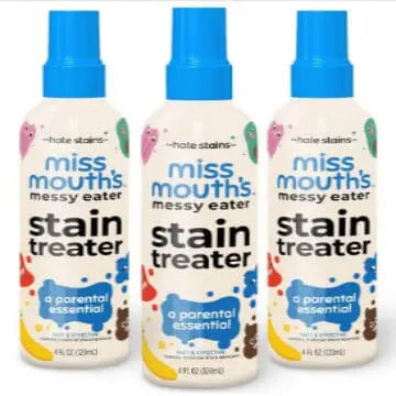 Miss Mouth's Messy Eater Stain Treater Spray - 120ml 3 Pack Miss Mouth’s Stain Remover Spray (3 Pack) The Hate Stains 