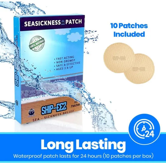 Ship-EEZ Sea Sickness Patch – 100% Genuine – UK Dispatch Ship-EEZ Sea Sickness Patch for Cruisers Saılpak 